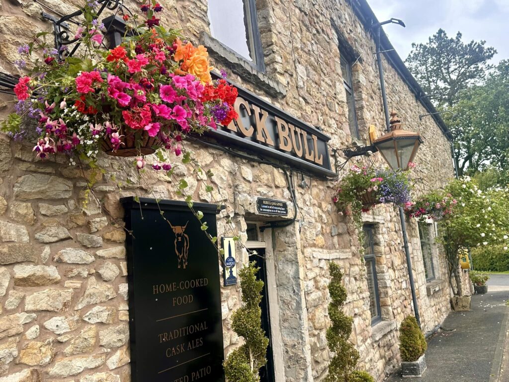 Gastro pub service at The Black Bull Old Langho