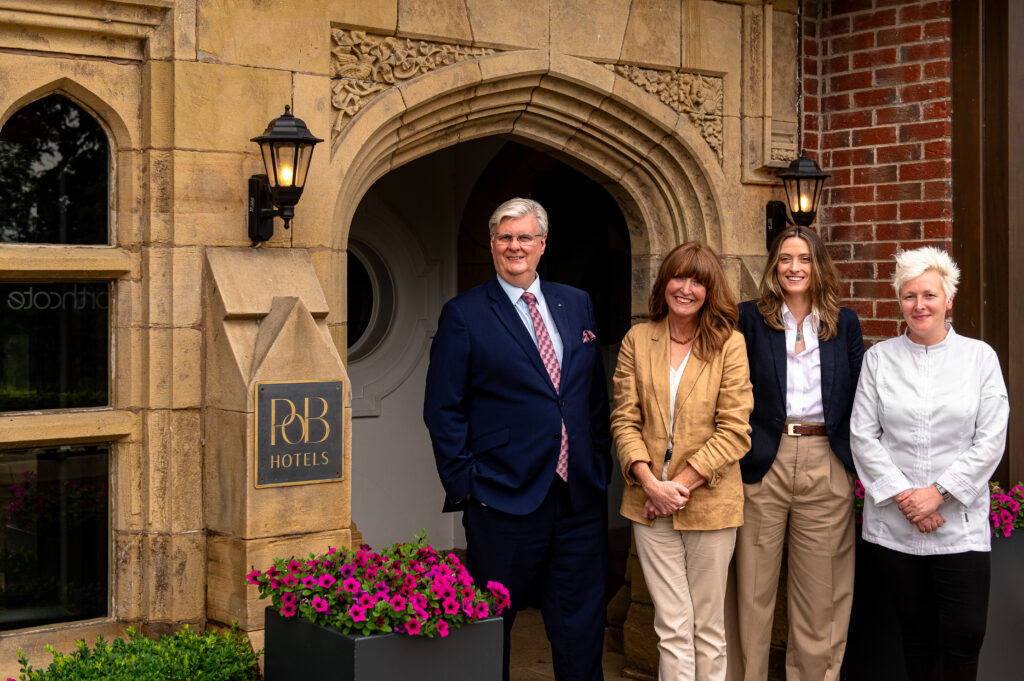 Ginger Hospitality Executive Search webpage open on screen